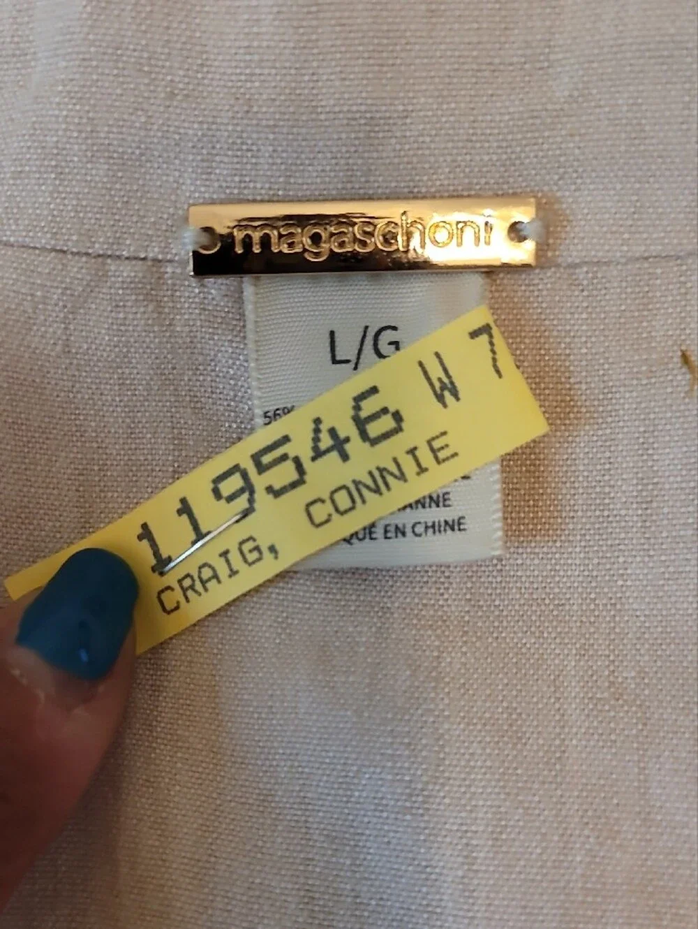 Women's Beige Single-Button Blazer